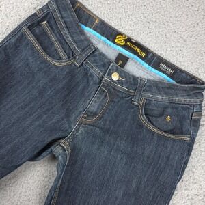 Rocawear Hannah‎ Skinny Leg Jeans Womens Size 7 Dark Wash Denim Double R